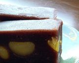 材料３つ　米粉で栗蒸し羊羹作り方11写真