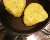ロールキャベツの最後にカレー焼きお結び作り方2写真