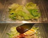 美味ドレグリーンカレーソース棒棒鶏サラダ作り方1写真