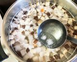 ベーコンとコロコロ野菜の甘酒味噌汁作り方6写真