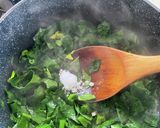 ほうれんそうと里芋のミルクパスタ作り方1写真