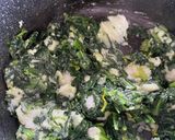 ほうれんそうと里芋のミルクパスタ作り方3写真