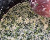 ほうれんそうと里芋のミルクパスタ作り方4写真