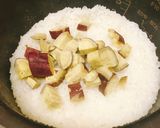 秋のお弁当にピッタリ☆さつまいもごはん作り方3写真