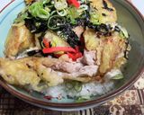 豚天丼作り方6写真