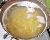 ピスタチオ味てぬきクリームショートパスタ作り方13写真