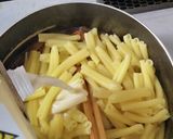 ピスタチオ味てぬきクリームショートパスタ作り方16写真