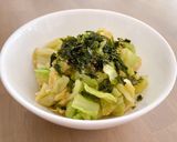 レンチン♪キャベツのごまポン酢ダレ和え作り方4写真