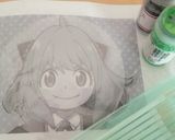 オブアート＆ハムで簡単アーニャキャラ弁作り方2写真