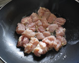 鶏肉とさつま芋と落花生の甘辛炒め作り方3写真