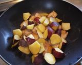 鶏肉とさつま芋と落花生の甘辛炒め作り方4写真