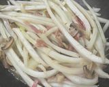 白菜の芯でペペロンチーノスープ作り方2写真