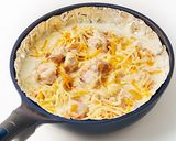 フライパンひとつで！チキンクリームドリア作り方7写真