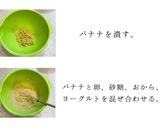 おからと米粉のバナナパン作り方1写真