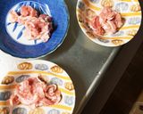 レンジもやし入コク旨オイきな粉味甘酢酢豚作り方2写真