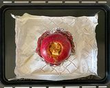 はちみつバターの焼きりんご アイス添え作り方4写真