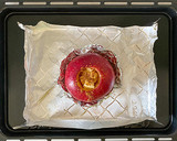 はちみつバターの焼きりんご アイス添え作り方4写真
