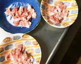 レンジもやし入コク旨オイきな粉味甘酢酢豚作り方3写真
