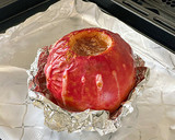 はちみつバターの焼きりんご アイス添え作り方5写真