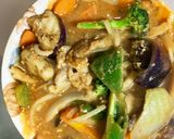 レンジもやし入コク旨オイきな粉味甘酢酢豚作り方16写真