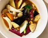 肉無ほんのりシーフードウスター春雨炒め煮作り方13写真