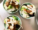 肉無チクワシーフード風味ゴマだれ野菜炒め作り方10写真