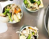 肉無チクワシーフード風味ゴマだれ野菜炒め作り方11写真