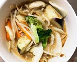 肉無チクワシーフード風味ゴマだれ野菜炒め作り方15写真
