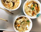 肉無チクワシーフード風味ゴマだれ野菜炒め作り方17写真