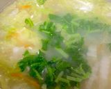 白菜のほっこり味噌汁^^作り方6写真