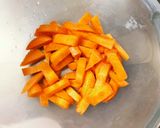 漬時間無コク旨オイきな粉味甘酢人参浅漬け作り方1写真