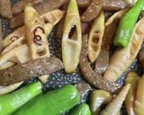 四方竹のピリ辛炒め作り方5写真
