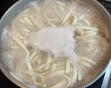 あったかキノコきしめん作り方3写真