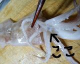 ヤリイカの丸ごと煮付け～甘辛味作り方4写真