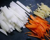 簡単！もち巾着のお味噌汁作り方1写真