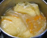 簡単！もち巾着のお味噌汁作り方5写真