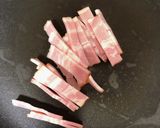 ベーコンエッグ炒飯作り方2写真