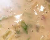 米粉を使った豆乳スープ作り方4写真