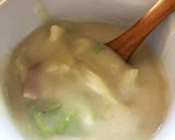 米粉を使った豆乳スープ作り方5写真