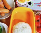 キャラ弁☆お顔いっぱい！ハロウィン弁当☆作り方1写真