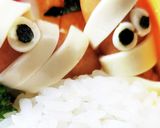 キャラ弁☆お顔いっぱい！ハロウィン弁当☆作り方3写真