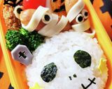 キャラ弁☆お顔いっぱい！ハロウィン弁当☆作り方4写真