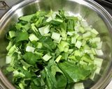 小松菜と*ヤリイカの具だくさんパスタ作り方4写真