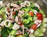 小松菜と*ヤリイカの具だくさんパスタ作り方8写真