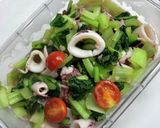 小松菜と*ヤリイカの具だくさんパスタ作り方9写真