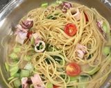 小松菜と*ヤリイカの具だくさんパスタ作り方14写真