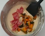 もちふわ。南瓜とベーコンの米粉ケークサレ作り方5写真