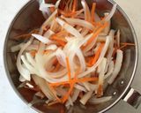 米粉でサクッ!玉葱のミニかき揚げ作り方1写真