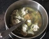 ごぼう出汁が美味しい豚バラスライス味噌汁作り方7写真