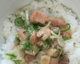やきとり缶詰で☆塩やきとり葱まみれ丼作り方7写真